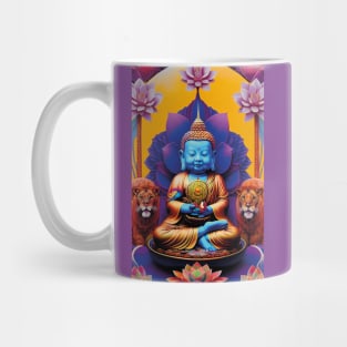 Baby buddha Lotus mandala Mug